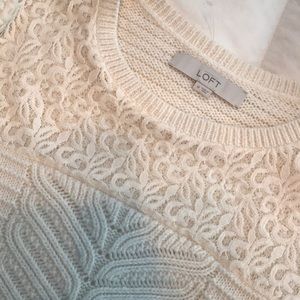 Loft unworn cream sweater